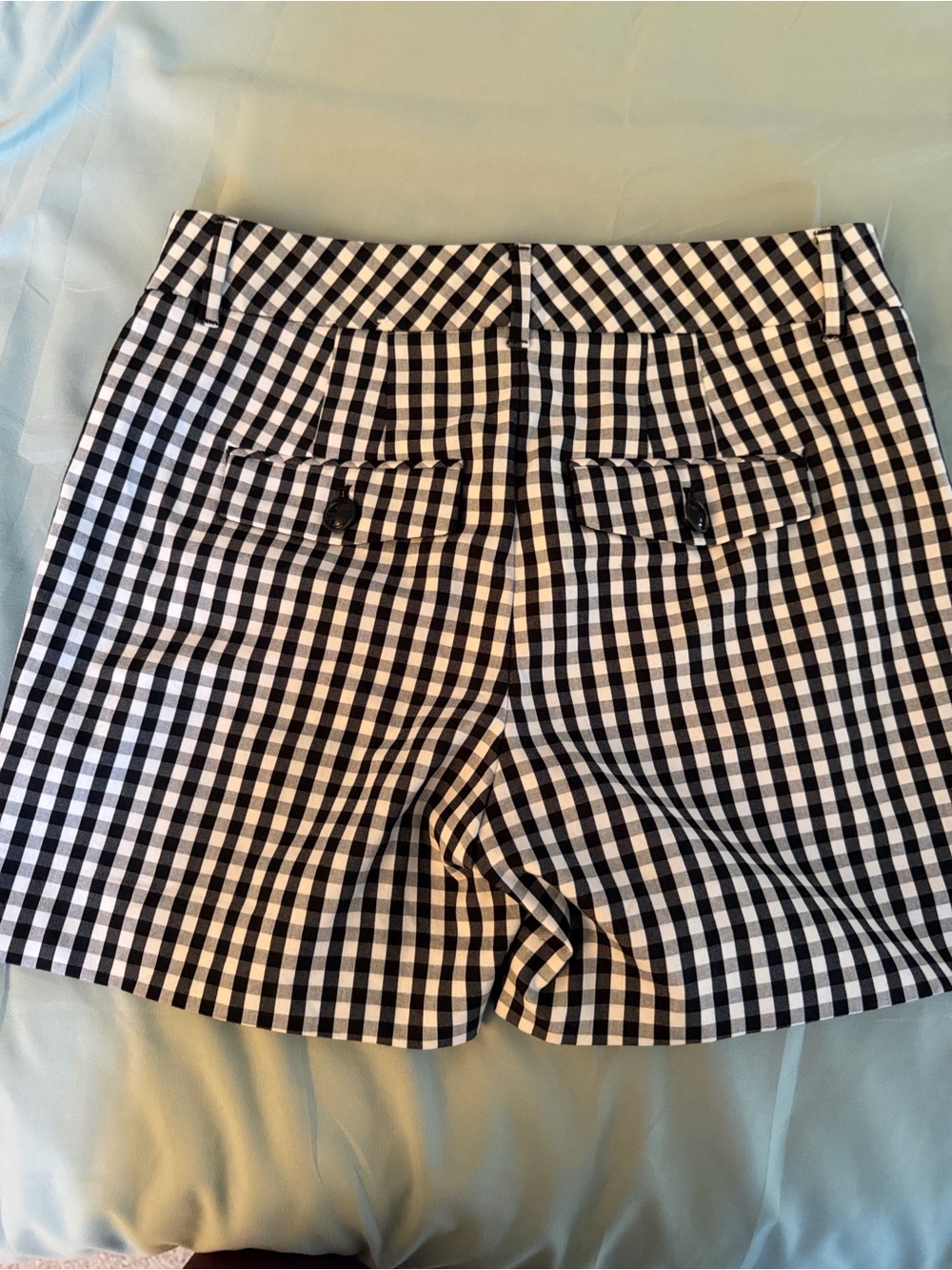White House black market size 00 Gingham Women's Shorts C1
